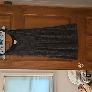 Summer sleeveless dress with lining